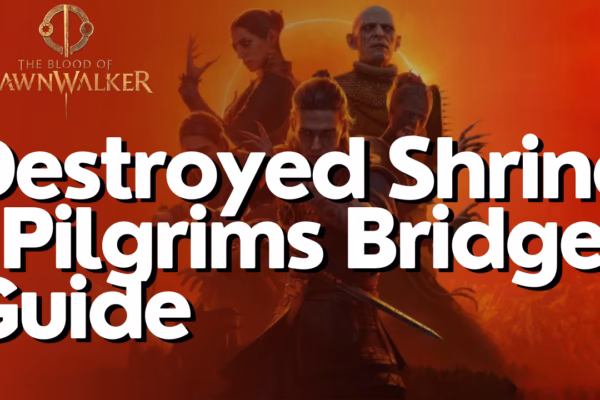 Destroyed Shrine – Pilgrims Bridge Guide In The Blood of Dawnwalker