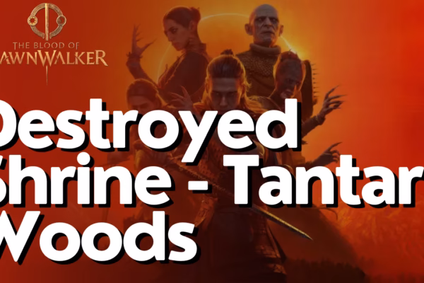 Destroyed Shrine – Tantari Woods In The Blood of Dawnwalker